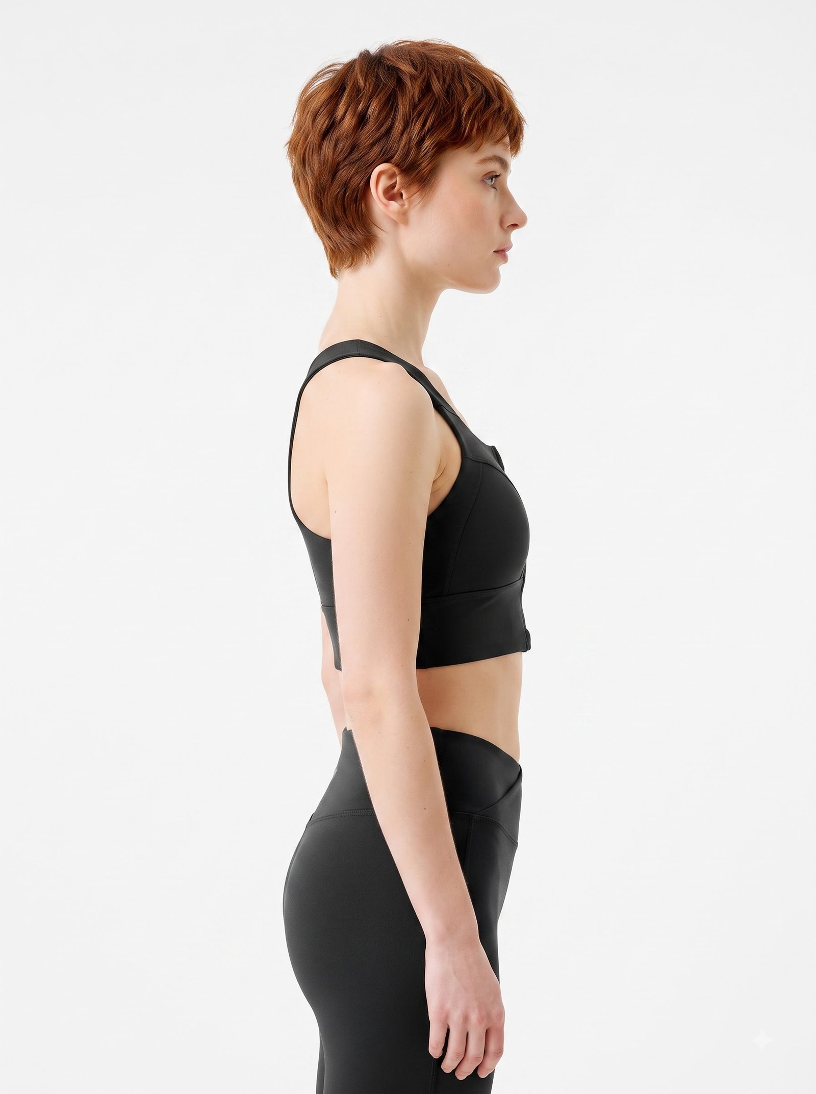SheMoves Sculpt Zip-Front Sports Bra - Image 2