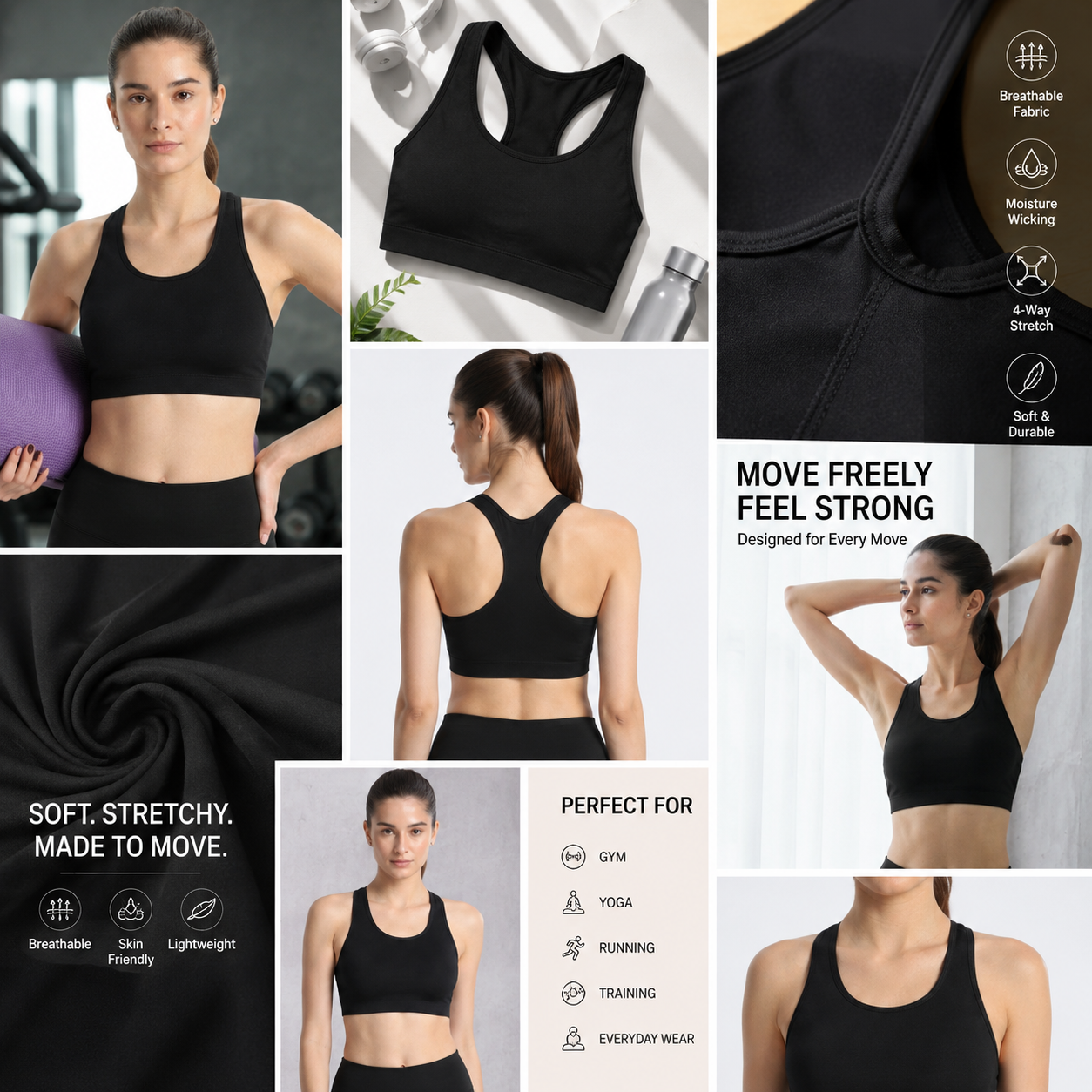 SheMoves Active Support Sports Bra - Image 2